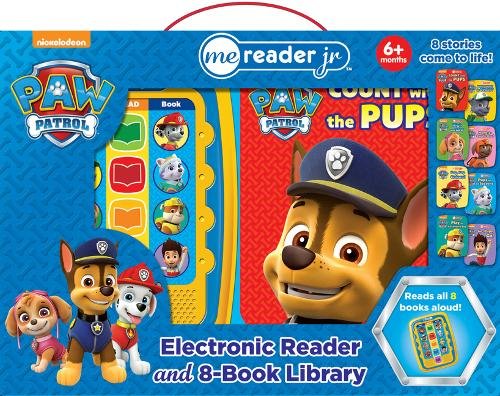 Nickelodeon PAW Patrol: Me Reader Jr Electronic Reader and 8-Book Library Sound Book Set