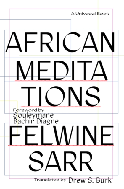 African Meditations Sarr Burk Diagne Paperback John Wiley & Sons 9781517913892