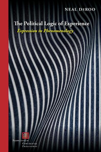 The Political Logic of Experience – Expression in Phenomenology Deroo Hardback