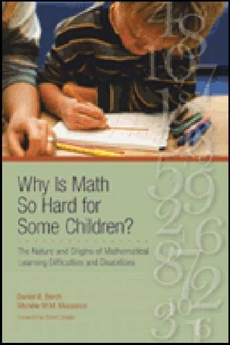 Why is Math So Hard for Some Children? – The Nature and Origins of Mathematical…