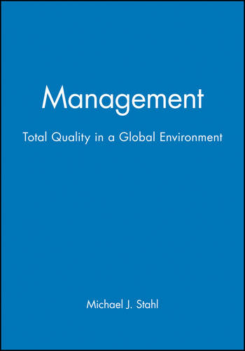 Management – Total Quality in a Global Environment Stahl Paperback 9781557866110
