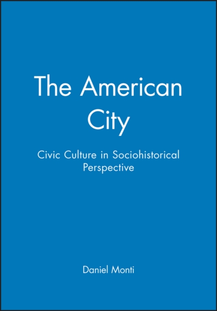 The American City – A Social and Cultural History Monti Paperback 9781557869180