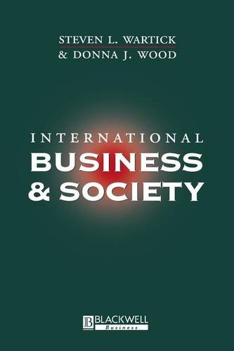 International Business and Society Wartick Paperback Wiley–Blackwell