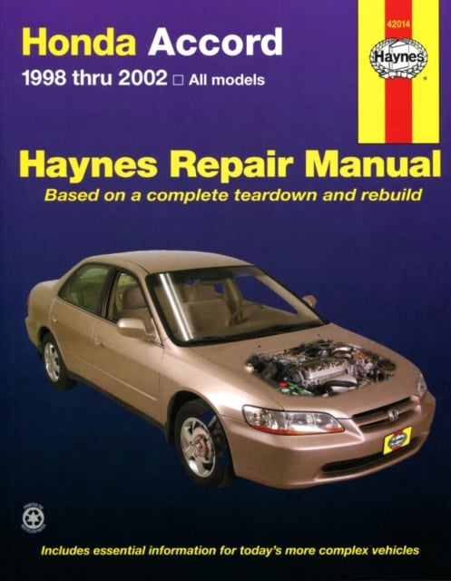 Honda Accord (1998–2002) Haynes Repair Manual (USA) Haynes Paperback