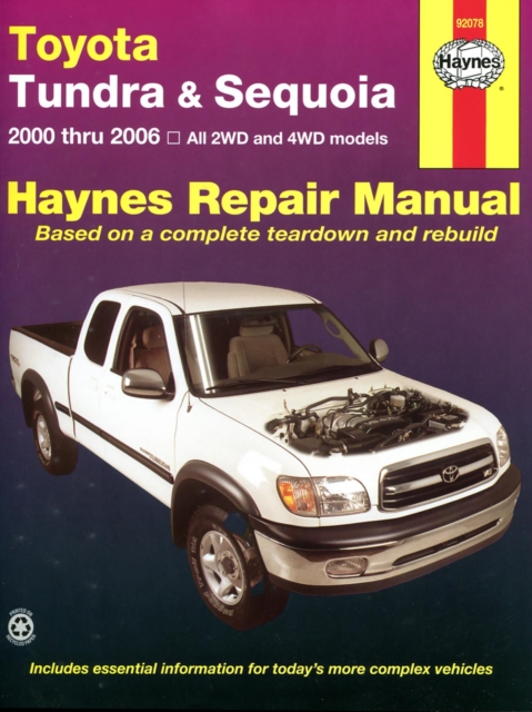 Toyota Tundra & Sequoia 00–07 Haynes Paperback Haynes 1C – US Car Manuals
