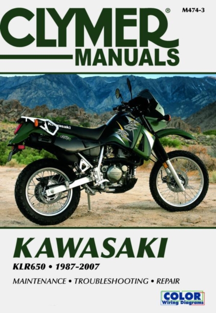 Kawasaki KLR650 1987–2007 Haynes Paperback Haynes 6E Clymer Motorcycle Ma