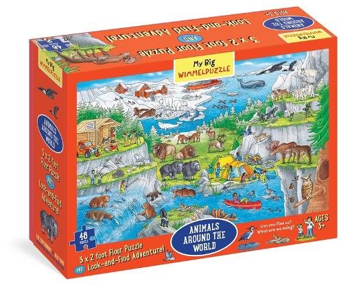 My Big Wimmelpuzzle – Animals Around the World Lohr Hardback John Wiley & Sons