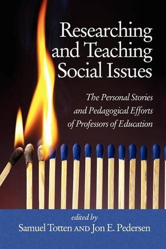 Researching and Teaching Social Issues Totten Pedersen Paperback 9781617357466