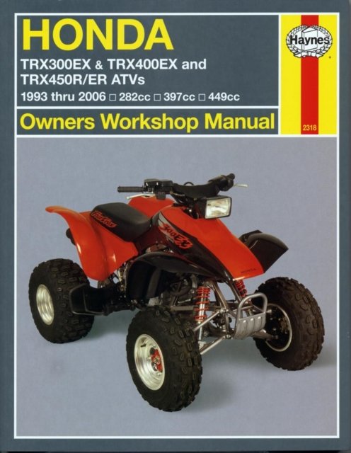 Honda TRX300EX, TRX400EX & TRX450R/ER ATVs (93 – 14) Haynes Repair Manual