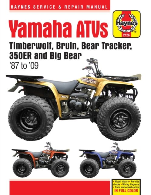 Yamaha ATVs (87 – 09) Haynes Repair Manual – 1987 to 2009 Haynes Publishi