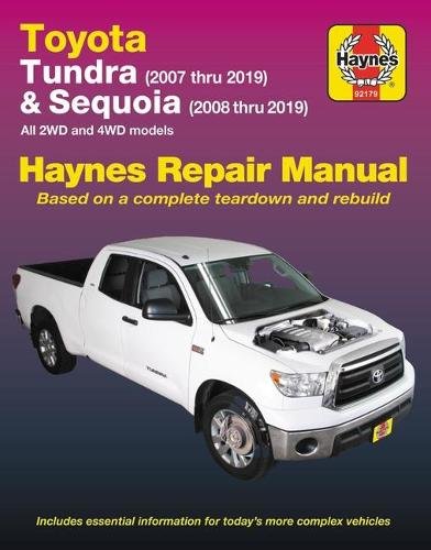 Toyota Tundra & Sequoia – 41821 Haynes Paperback Haynes Publishing 9781620923672
