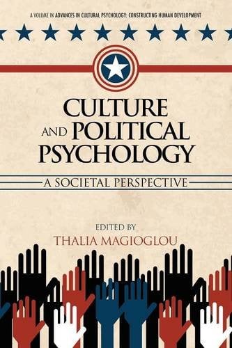 Culture and Political Psychology – A Societal Perspective Magioglou Paperback