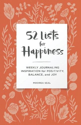 52 Lists for Happiness Floral Pattern – Weekly Journaling Inspiration for Posit…