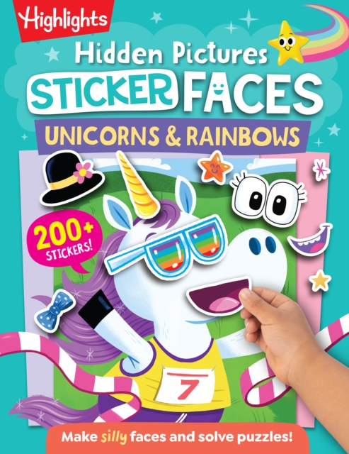 Hidden Pictures Sticker Faces: Unicorns & Rainbows Highlights Paperback