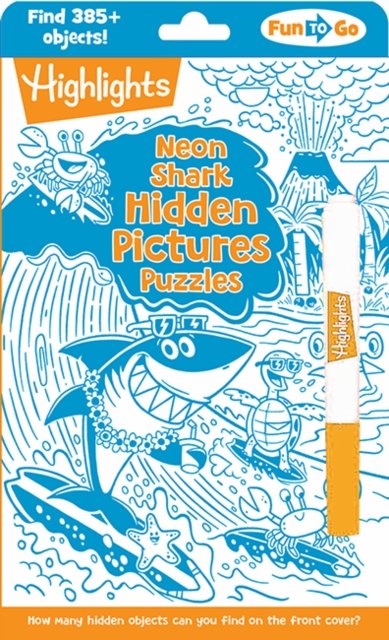 Neon Shark Hidden Pictures Puzzles Highlights Paperback Highlights 9781639622955