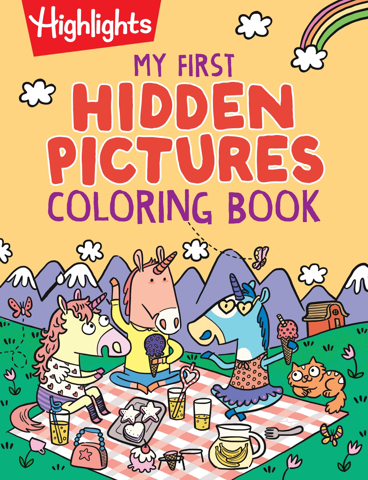 My First Hidden Pictures Coloring Book: Preschool Coloring Book with Highlights Hidden Pictures Puzzles, Over 100 Activities for Kids 3-6