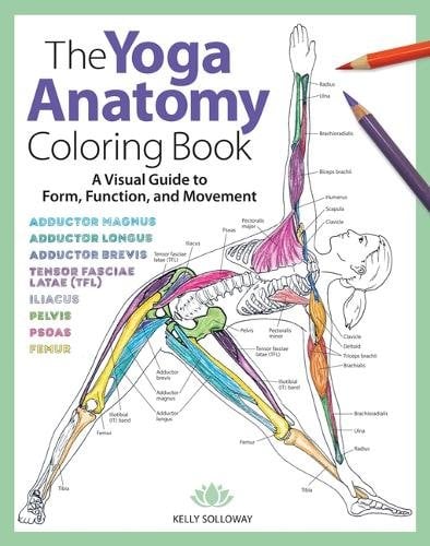 Yoga Coloring Book Solloway Paperback Drawing with Christopher Hart