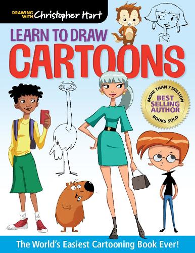 Learn To Draw Cartoons Hart Paperback Drawing with Christopher Hart