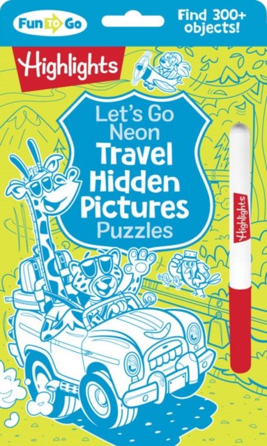 Let`s Go Neon Travel Hidden Pictures Puzzles Highlights Hardback Highlights