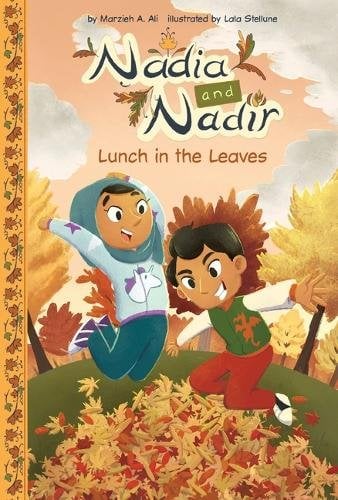 Front cover of Nadia and Nadir: Lunch in the Leaves by Marzieh A. Ali, illustrated by Lala Stellune