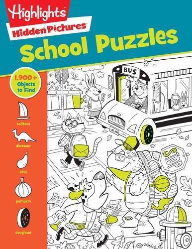 School Puzzles Highlights Paperback Highlights 9781684376551