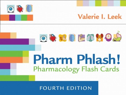 Pharm Phlash! – Pharmacology Flash Cards Leek Paperback MP–FAD F.A. Davis