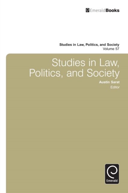 Studies in Law, Politics, and Society Sarat Hardback Emerald Publishing