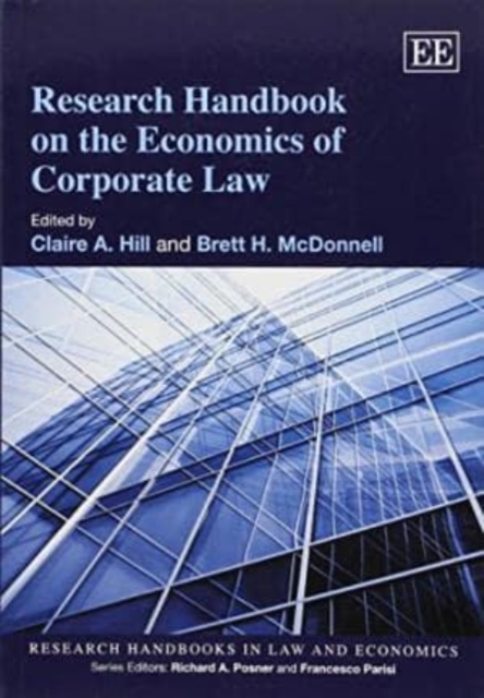 Research Handbook on the Economics of Corporate Law Hill Mcdonnell Paperback
