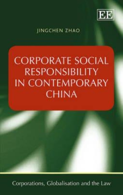 Corporate Social Responsibility in Contemporary China Zhao Hardback Edward Elgar