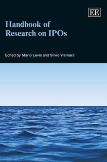 Handbook of Research on IPOs Levis Vismara Hardback Edward Elgar 9781781955369