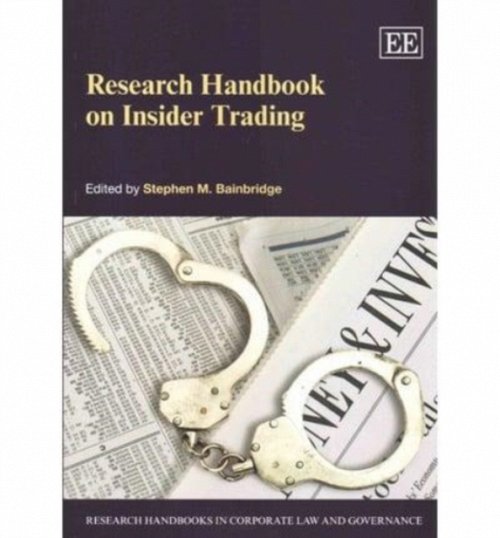 Research Handbook on Insider Trading Bainbridge Paperback Edward Elgar