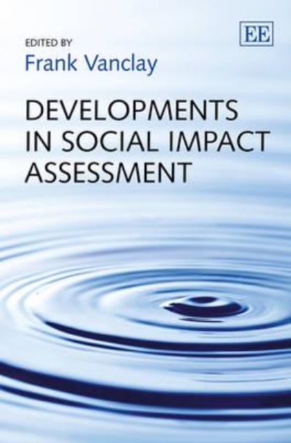 Developments in Social Impact Assessment Vanclay Hardback Edward Elgar