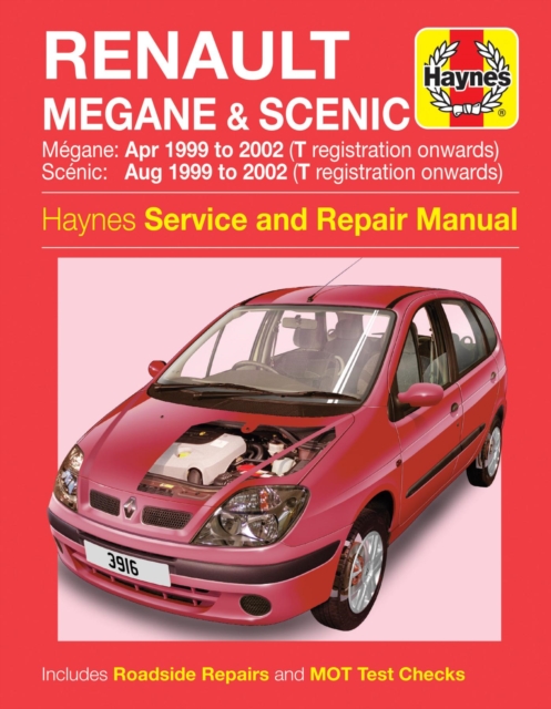 Renault Megane & Scenic 99–02 Haynes Paperback Haynes 1A – UK Car Manuals