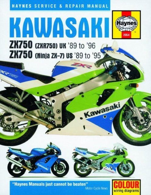 Kawasaki ZX750 Fours Haynes Paperback Haynes 2B – Superbike Manuals