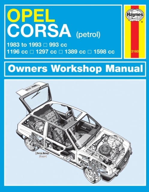 Opel Corsa Petrol (83 – Mar 93) Haynes Repair Manual Haynes Paperback