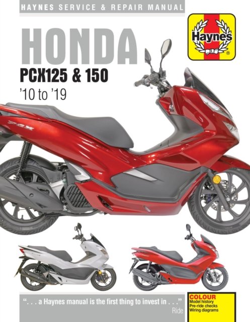 Honda PCX125 &150 (10–19) Haynes Paperback Haynes 2B – Superbike Manuals