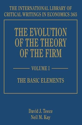 The Evolution of the Theory of the Firm Teece Kay Hardback Edward Elgar
