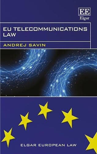 EU Telecommunications Law Savin Hardback Edward Elgar 9781786431790