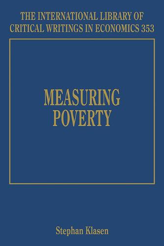 Measuring Poverty Klasen Hardback Edward Elgar 9781786436948