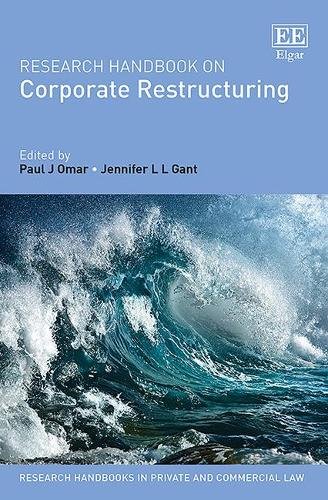 Research Handbook on Corporate Restructuring Omar Gant Hardback Edward Elgar