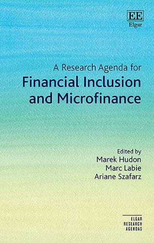 A Research Agenda for Financial Inclusion and Microfinance Hudon Labie Szafarz