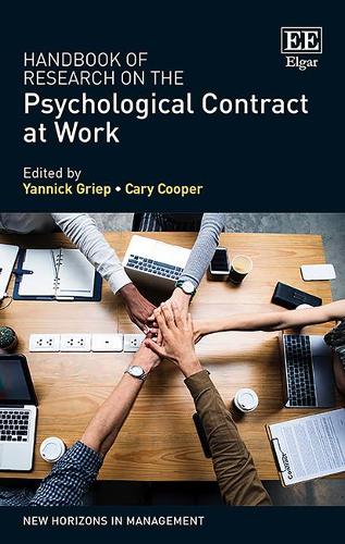 Handbook of Research on the Psychological Contract at Work Griep Cooper Hardback