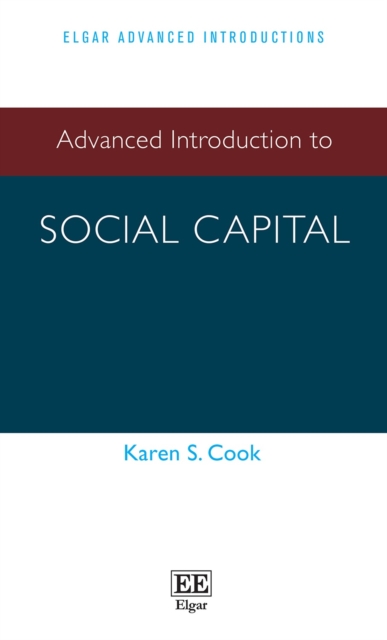 Advanced Introduction to Social Capital Cook Hardback Edward Elgar 9781789902679