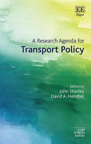 A Research Agenda for transport Policy Stanley Hensher Paperback Edward Elgar