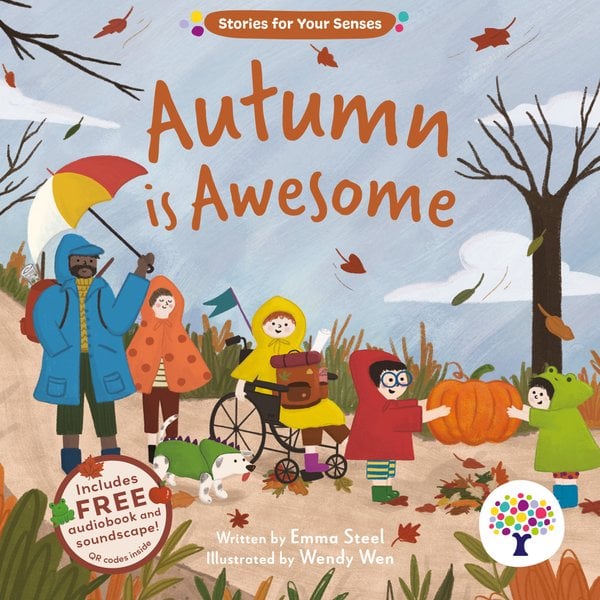 Front cover of Autumn Is Awesome by Emma Steel, illustrated by Wendy Wen