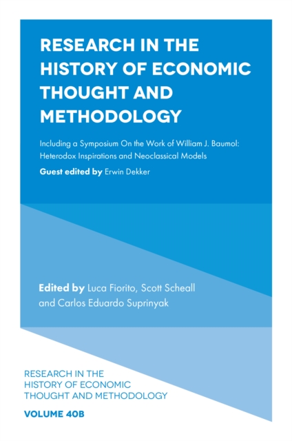 Research in the History of Economic Thought and – Including a Symposium On the …