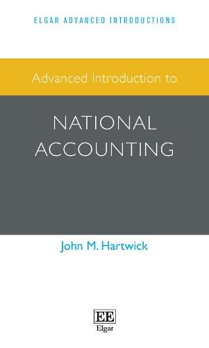 Advanced Introduction to National Accounting Hartwick Hardback Edward Elgar