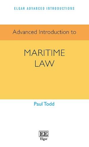 Advanced Introduction to Maritime Law Todd Paperback Edward Elgar 9781839107023