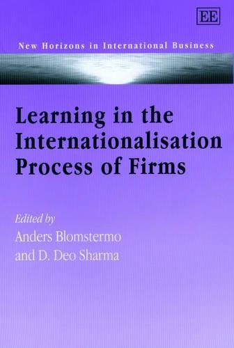 Learning in the Internationalisation Process of Firms Blomstermo Sharma Hardback