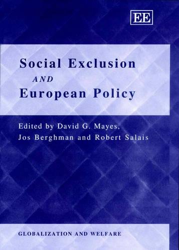 Social Exclusion and European Policy Mayes Berghman Salais Hardback Edward Elgar